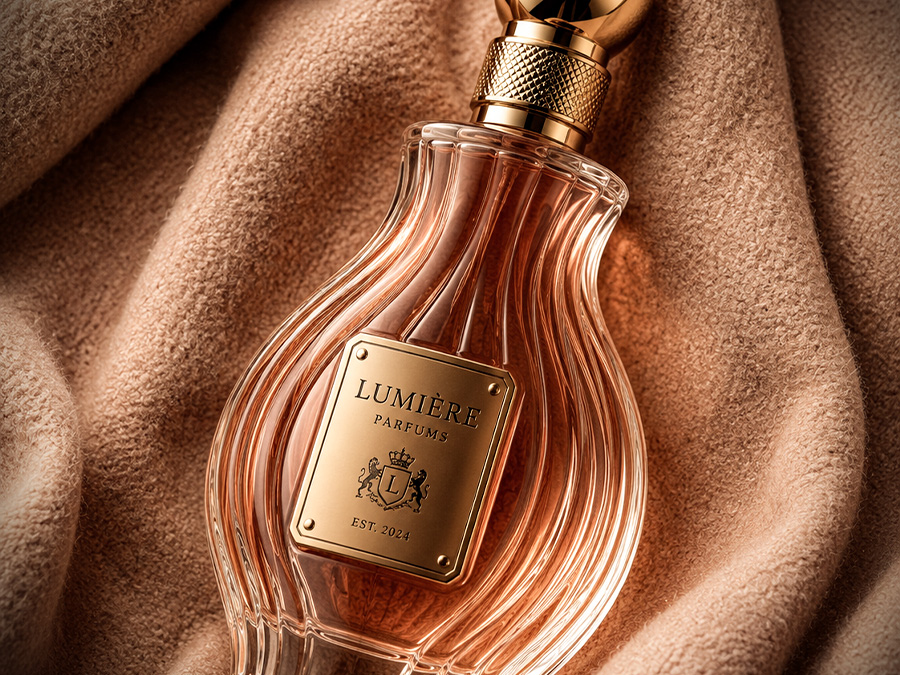 Packaging Profumo con Targhetta e Tappo in Ottone